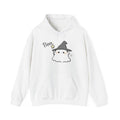 Boo Magic Witch Ghost Hoodie | White , Warm .